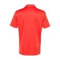 thumbnail image 3 of Adidas Mens 3-Stripes Chest Polo, M, Blaze OrangeBlack, 3 of 3
