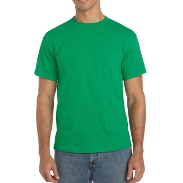 Gildan Mens Heavy Cotton T-Shirt, L, Antique Irish Green