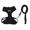 thumbnail image 3 of Cat Harness and Adjustable Soft Mesh Vest Harness for Rabbits Puppy Kitten Black, 3 of 7