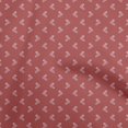 thumbnail image 1 of oneOone Popeline de Coton Bordeaux Tissu Chaussettes Rétro Projets d'Artisanat Tissu de Déco Imprimé au Yard 42 Pouces de Large, 1 of 5