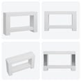 thumbnail image 4 of Longue Table Console, Table de Canapé Style Ferme à 2 Niveaux derrière le Sofa, Console d'Appoint Rectangulaire avec Rangement pour Couloir, Vestibule, Entrée, 4 of 8