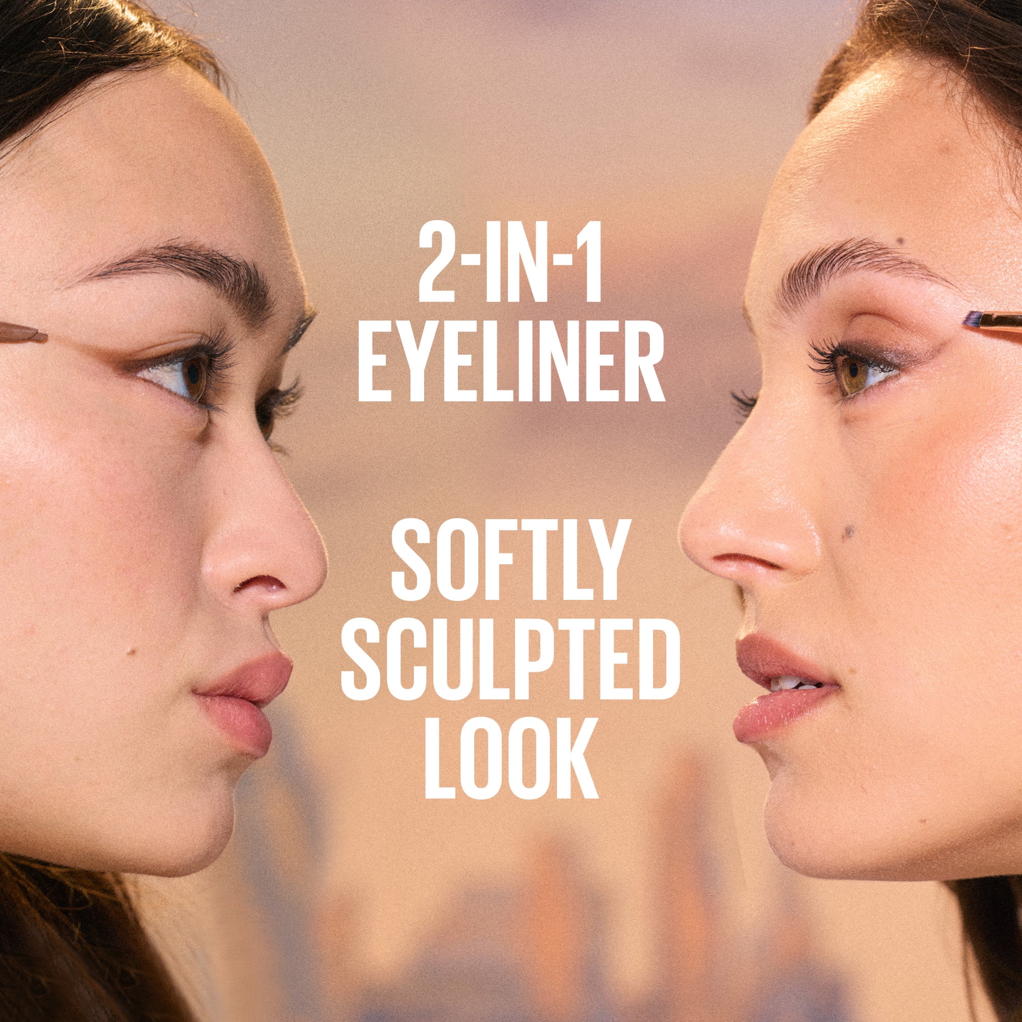 Maybelline Sculpting Stix Eyeliner 2-in-1 Dual Ended Liner Smooth Espresso 0.7G