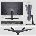 thumbnail image 2 of KOORUI Moniteur de Jeu 24 Pouces - Moniteurs Incurvés FHD 1080P 180Hz VA, Synchronisation Adaptative Intégrée avec 1ms, 1500R avec Ultra-Mince, HDMI X2 / DP, Compatible VESA, Inclinaison Réglable, Soin des Yeux 24E6CA, 2 of 7