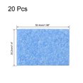 thumbnail image 2 of Unique Bargains Soldering Sponge 50.4x35.2x2.9mm for Iron Tips Cleaner, Rectangle Blue 20pcs, 2 of 3