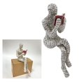 thumbnail image 4 of Figurine de Femme de Lecture, Textures Vives Résistantes aux Intempéries Ornement de Femme de Lecture Innovant pour Table à Manger, 4 of 8