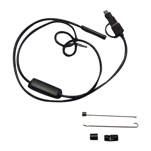 bedienty Tube d'Inspection USB Borescope Caméra HD pour Téléphone Mobile Android 7mm 1M
