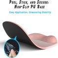 thumbnail image 4 of EIGTHTAIL ErgoEase Ergonomic Mouse Pad with Gel Wrist Support - Premium Lycra Fabric  Non-Slip  Ideal for Laptop & Desktop  Office & Gaming，Desk Accessories (04Caramel Brown), 4 of 11