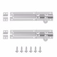 thumbnail image 1 of kurtrusly 2piece Anti-Thief Sliding Door Latch Exquisite Craft And Non-Deforming Fit All Doors Door Lock Latch, 1 of 6