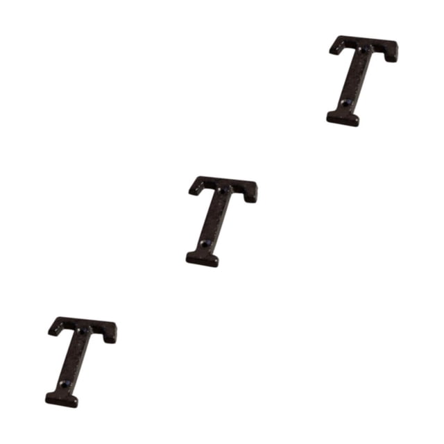 Youkk Iron Decoration Doorplate Durable And Rustproof Wide Application Not Easy To Fade Metal Metal Letters House Numbers B17--T 3Set
