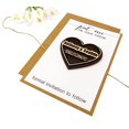 thumbnail image 2 of Personalized Save The Date 40 Rustic Engraved Wood Magnets Wedding Announcements Idea, 2 of 2