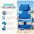 thumbnail image 4 of Ostrich The Backpack 3N1 Portable Chair, Reclining Lounger with Cooler Bag, Blue, 4 of 13