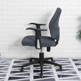 thumbnail image 2 of Baohd Housse de Chaise de Bureau Fendue Imperméable Universelle Lavable Protectrice Gris Foncé, 2 of 9