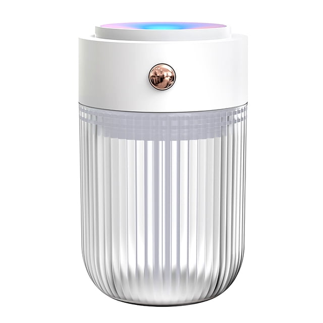 SMihono Mini Humidificateurs pour Chambre Diffuseur d'Air Humidité Réglable Veilleuse Silencieuse & Panne de Courant Intelligente en Liquidation