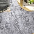 thumbnail image 3 of BERTHMEER 3'x5' Small Abstract Washable Area Rugs for Kitchen Bedroom Entryway Bathroom Rugs Non Slip Modern Dorm Office Contemporary Distressed Rugs Carpets Tapis, Brown, 3 of 9