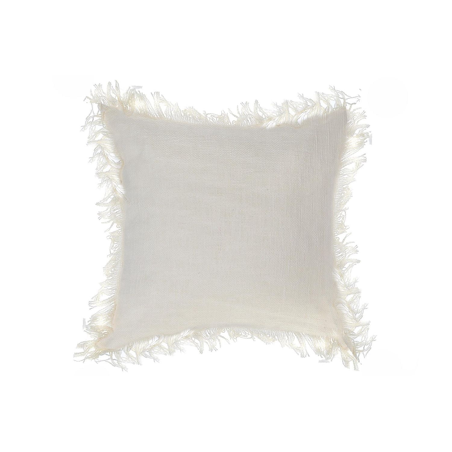Slub Cotton Ivoroy Cushion Chloe 18 X 18 - Set De 2