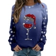thumbnail image 1 of Chandail Ample à Manches Longues pour Femmes avec Imprimé « Merry Noël », Col Rond, Chandail en Molleton, Grande Veste pour Femmes, Coupe Ajustée, Chandail à Enfiler, Hauts, Chandails en Molleton, Chandails Décontractés à Manches Longues, Chandails d'Entraînement, Blouse Ample, 1 of 8