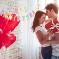 thumbnail image 2 of Miangastore Anniversary Banner Paper Wedding Party Prop 1 Set 117.90X6.68In, 2 of 8