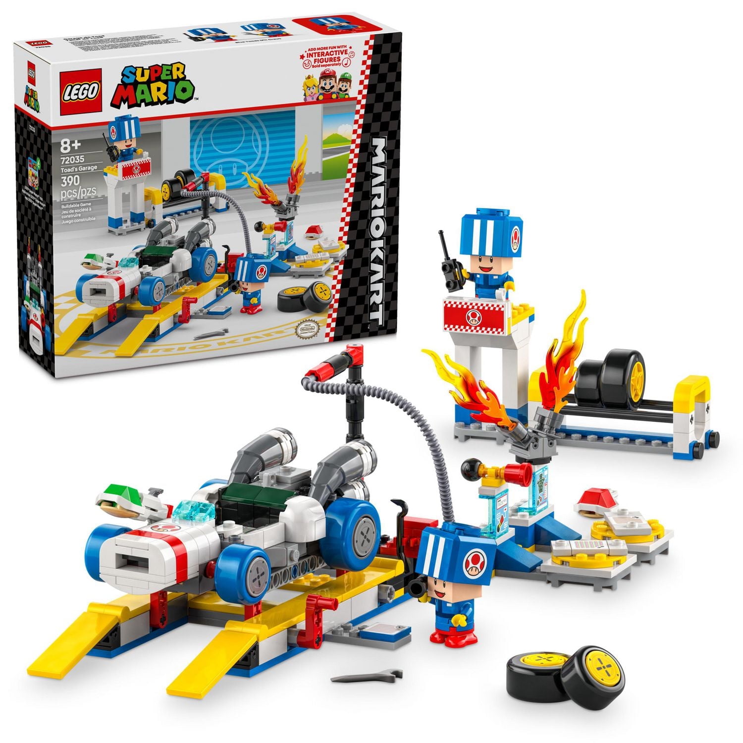 LEGO Super Mario Mario Kart – Garage de Toad 72035 Ensemble de construction (390 pièces)