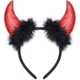 thumbnail image 1 of Devil Horn Headband Halloween Costume Accessory, 1 of 5