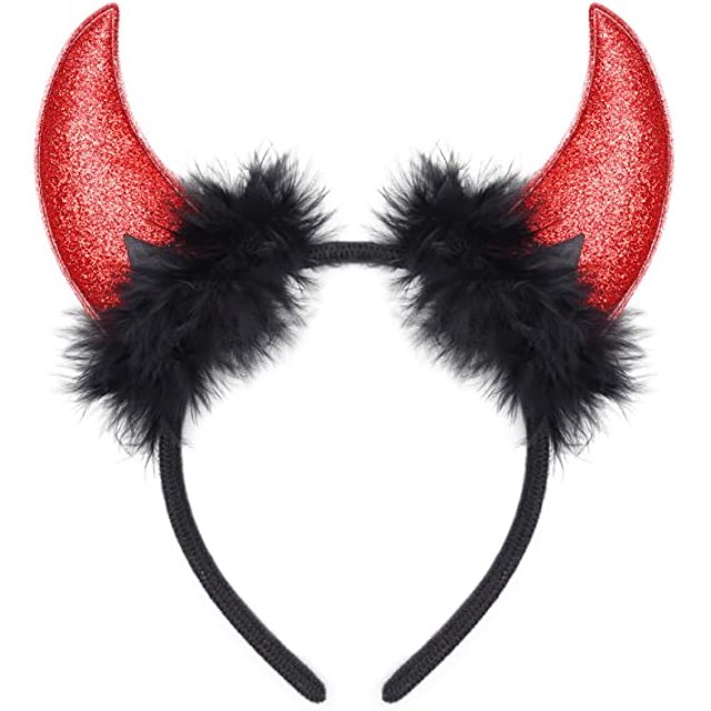Devil Horn Headband Halloween Costume Accessory