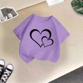 thumbnail image 5 of TZEWGL Chemise Décontractée pour Infnat Été Mignonne Graphique Col Rond Manches Courtes Vêtements pour Filles Garçons Taille 5-6T, 5 of 5