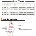thumbnail image 3 of EGNMCR Bikini Ensemble Bikini pour Femmes Style Imprimé Maillot de Bain Deux Pièces Maillot de Bain, 3 of 5