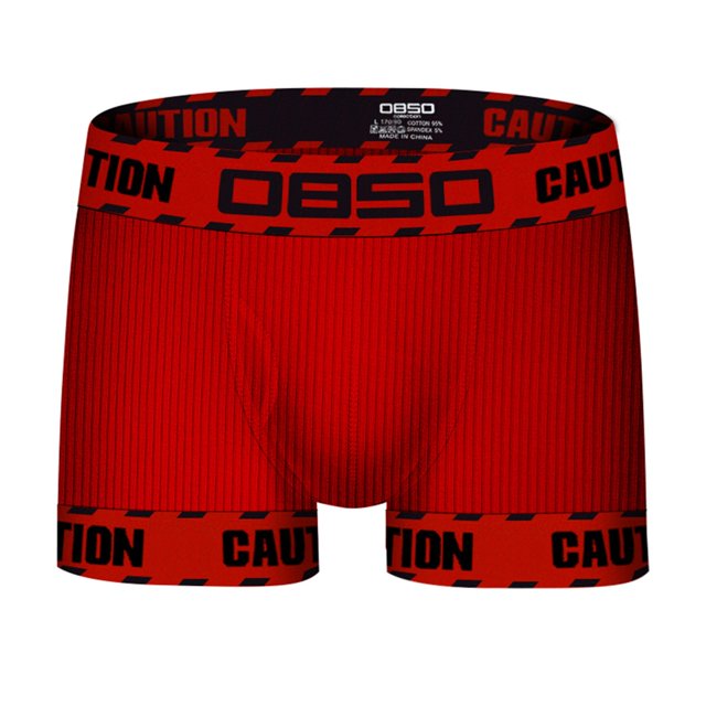 B91xZ Boxeurs pour Hommes sous-Vêtements en Coton Doux et Confortables, Rouge L