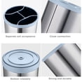 thumbnail image 4 of Chmadoxn Gadgets de Cuisine, Tube de Rangement Rotatif Multifonction en Acier Inoxydable Support de Rangement pour Ustensiles de Cuisine Baguettes Support de Rangement pour Ustensiles de Cuisine Seau de Rangement instruments de Rangement, 4 of 8