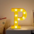 thumbnail image 4 of TopLLC Christmas Decor LED Letter Lights Sign Light Up For Home Party Wedding Decoration Light Up Letters Alphabet Letter Sign Battery Powered For Christmas Birthday Party Decoration warning light, 4 of 4