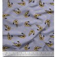 thumbnail image 1 of Soimoi Poly Georgette Fabric Circle,Dot & Prawns Ocean Fabric Prints by Yard 52 Inch Wide, 1 of 3