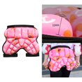 thumbnail image 4 of 3D Padded Hip Pad for Skate Snowboard Tailbone pink, 4 of 8