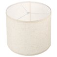 thumbnail image 3 of SHISUYAN Indoors Linen Lamp Shade Rustic Hanging Light Shade Round Lamp Cover Replacement, 3 of 9