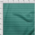 thumbnail image 3 of oneOone Viscose Chiffon Turquoise Green Fabric Geometric Sewing Craft Projects Fabric Prints By Yard 42 Inch Wide, 3 of 4