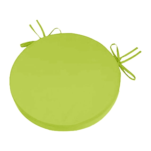 Round Outdoor Chair Cushion with Removable Washable Cover for Patio Furniture Support and Water Resistance