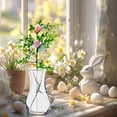 thumbnail image 4 of Boovnll 5Pcs Easter Eggs Stems, Simulated Leaf & Eggs Artificial Eggs Flowers Easter Decorations for Tables Easter Decor for Easter Kitchen Dining Table Centerpiece, Easter Decorations, 4 of 6
