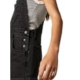 thumbnail image 4 of Honganda Salopette Courte en Denim pour Femmes, Bretelles Ajustables, Poche, Combishort, Short, Poignets Roulés, 4 of 8