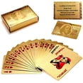 thumbnail image 1 of Premium Poker Gold Deck Of Waterproof Playing Cards For Adult - Poker, Bridge, Rummy, Teen Patti, Waterproof Playing Card Durable | High-Grade & Long-Lasting Poker Cards, Use For Party Game, 1 of 5