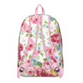 thumbnail image 3 of Rustic Farmhouse Floral School Backpack – Vintage Bloom Pattern Canvas Bookbag with Oxford Comfort and Secure Anti-theft Storage, 3 of 4