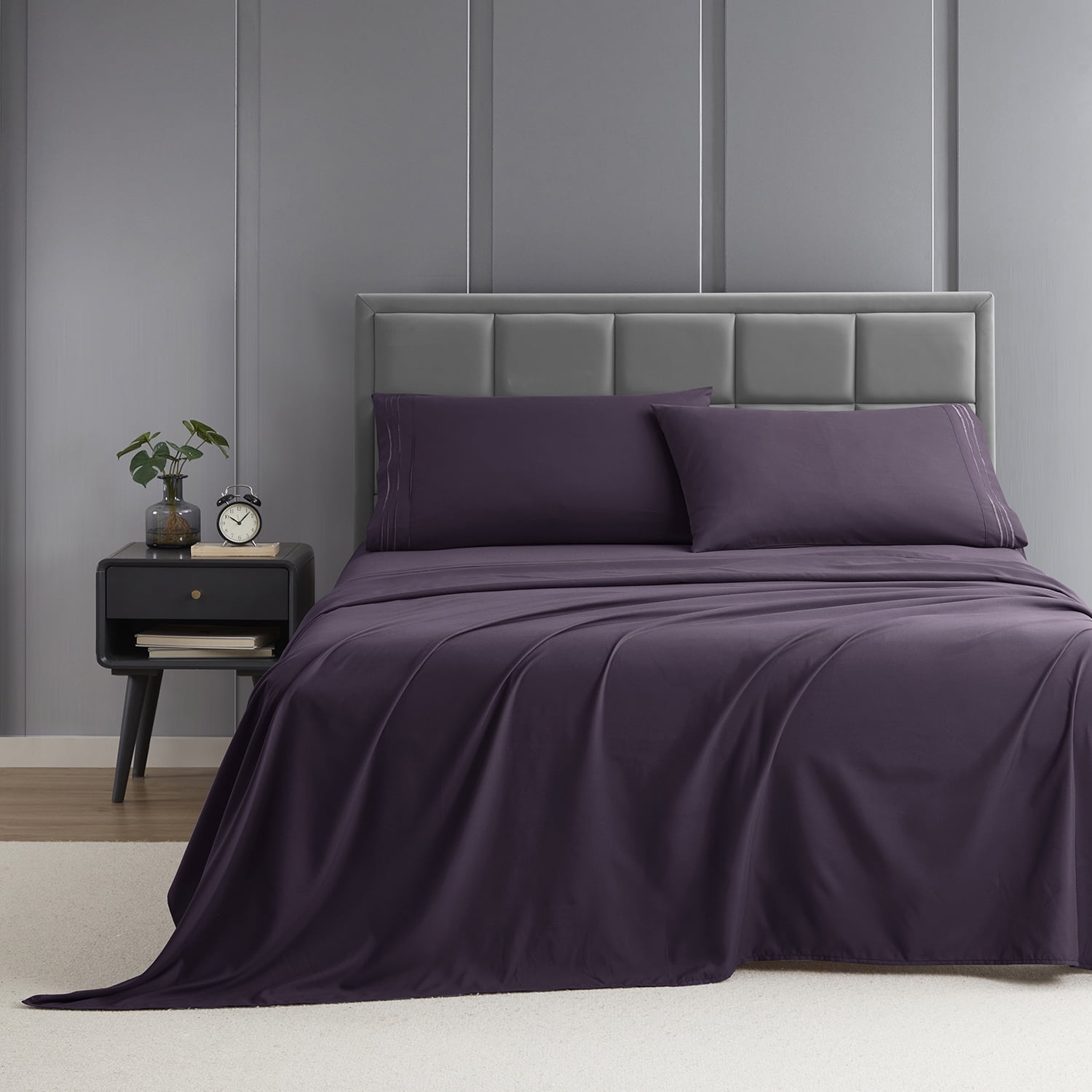 Nestl Twin XL Sheet Set, 1800 Series Microfiber Deep Pocket 4 Piece Bed Sheet Set