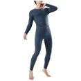 thumbnail image 3 of Sentmoon Ensembles Lounge pour Femmes Hommes Décontractés Base Thermique en Thermo-Polaire Épaissie Manches Longues Col Rond Haut et Bas Ensemble Automne et Hiver pour Temps Froid et Usage Quotidien TTTTG, 3 of 6