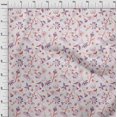 thumbnail image 4 of oneOone Cotton Silk Red Fabric Florals Craft Projects Decor Fabric Printed By The Yard 42 Inch Wide, 4 of 4