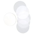 thumbnail image 1 of 100 Pcs Film Plastique pour Badges Film PVC Transparent Badges Film Brillant pour Autocollants de Réfrigérateur Film Protecteur Transparent pour Boucles d'Épingle, Badges et Aimants de Réfrigérateur, 1 of 8