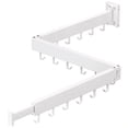 thumbnail image 1 of Zootealy Wall Mounted Clothes Hanger Rack Retractable Clothes Drying Rack Space-Saver Laundry Drying Rack,Collapsible for Laundry Balcony Mudroom Bedroom, 1 of 6