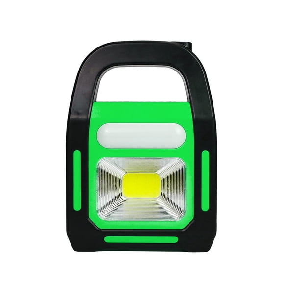 Tignapoo Lanterne de Camping Portable à Énergie Solaire avec Chargement USB, Modes d'Éclairage Multiples pour l'Extérieur, la Maison et les Urgences (9701 Lampe Verte Portative)