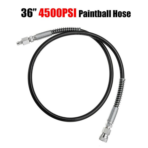 1 Pcs Tuyau de Paintball 1/8 Pouce Rapide 36 Pouces 4500PSI pour Plongée sous-Marine Plastique Durable