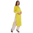 thumbnail image 2 of Phagun Kurta Longue de Soirée pour Femmes, Kurti Brodée de Designer, Tenue Ethnique, Kurta en Rayonne, 2 of 6