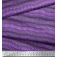 thumbnail image 1 of Soimoi Poly Georgette Fabric Horizontal Stripe Print Fabric by Yard 42 Inch Wide, 1 of 5