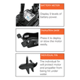 thumbnail image 3 of HASWING OUTDOOR Electric Trolling Motor – 24V 80LB 48 Inch Shaft Cayman Bow Mount Boat Fishing Saltwater Freshwater with Wireless Remote Control, Quick Release Bracket and Wireless Foot Controller, 3 of 8