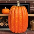 thumbnail image 4 of Sentmoon Desk Decorations for Women Office Halloween Decorations 8.5 Inch Large Artificial Pumpkins Decor Foam Fake Decorative Pumpkins for Halloween Home Decorations, 4 of 10