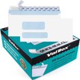 thumbnail image 1 of ValBox 500 Count #9 Self Seal Security Envelopes 3-7/8x8-7/8" Double Window Envelopes for QuickBooks Invoices, Business Statements and Legal Documents, 1 of 1